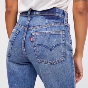 Levi’s High Rise Altered Straight Jeans